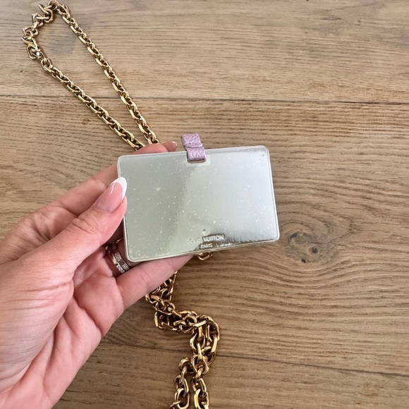 Louis Vuitton Metallic Vanity Bag with Gold Chain - Picture 10 of 11